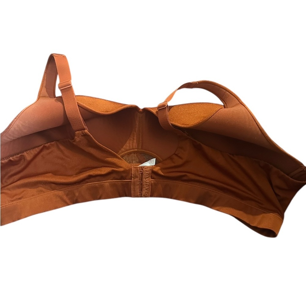 Cacique Lightly Lined Brown No Wire Bra 48C - Picture 2 of 5